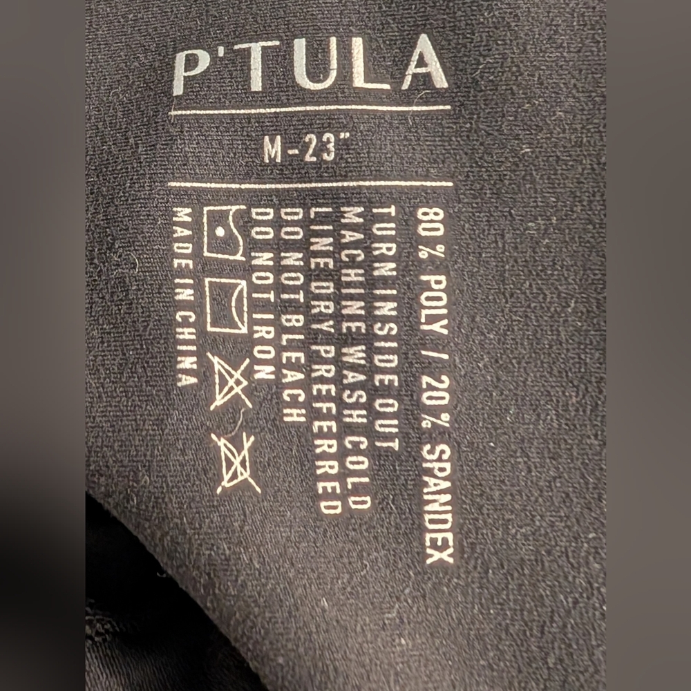 Black Poly-Spandex Garment